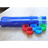 Botella de agua potable para uso en el hogar, bote de plástico de 5 galones y 20 litros, desechable, sin derrames