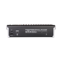 Console de mixage audio AE Series 99DSP avec effets, égaliseur 4 bandes, 8/12/16 canaux mono/stéréo 2 canaux/MP3/Bluetooth/alimentation fantôme 48V