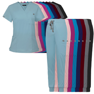 Marque personnalisé gommages uniforme unisexe gommage santé beauté vêtements de travail gommages uniforme d'allaitement ensembles d'infirmière médicale - Product Image 1