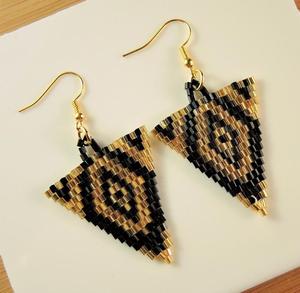 Pendientes de cuentas Miyuki, creaciones hechas a mano - Product Image 1