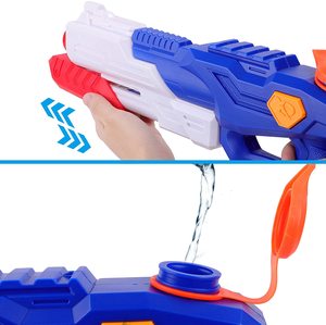 Super Squirt Waterpistolen Met Hoge Capaciteit Voor Kinderen En Volwassenen 36 Voet Bereik Soaker Blasters Voor Zomerplezier Gemaakt Van Duurzaam Plastic - Product Image 3