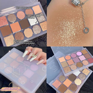 Paleta de sombra de ojos de etiqueta privada, Base de imprimación vegana, transparente, mate, perla, de plástico - Product Image 4