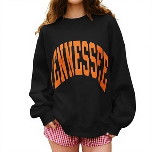 เสื้อสเวตเตอร์แบบสวมหัวโอเวอร์ไซส์ผ้าฟลีซผ้าคอตตอนเนื้อนุ่มสำหรับผู้หญิงพิมพ์โลโก้แบบกำหนดเอง - Product Image 1