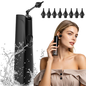 Nettoyeur d'<span class=keywords><strong>oreilles</strong></span> électrique rechargeable étanche <span class=keywords><strong>avec</strong></span> 3 réglages <span class=keywords><strong>de</strong></span> pression, kit <span class=keywords><strong>de</strong></span> nettoyage auriculaire par irrigation - Product Image 1