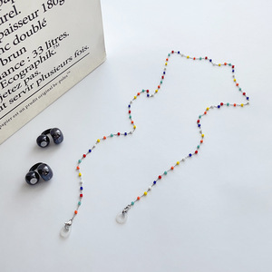 Cordino Creativo con Perline di Cristallo Anti-Smarrimento, Collana Colorata con Perline per Auricolari Bluetooth Wireless a Clip - Product Image 5