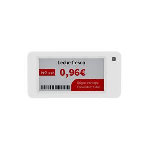 ป้ายราคาอิเล็กทรอนิกส์ MinewTag ขนาด 2.66 นิ้ว แบบ E-ink วัสดุ ABS พลาสติก พร้อมสถานีฐาน BLE5.0 สำหรับร้านค้าปลีก แสดงราคาได้ มาตรฐาน CE/FCC/ROHS - Product Image 2