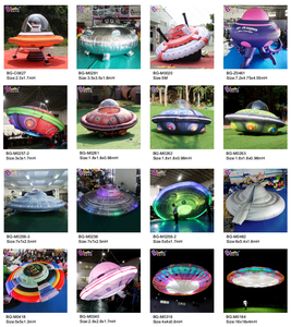 Decoración Inflable Publicitaria de Bingo con Forma de Extraterrestre, Iluminación LED, Planeta OVNI, Nave Espacial Gigante, <span class=keywords><strong>Platillo</strong></span> Volador Colgante para Eventos - Product Image 4
