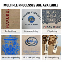 Sacs de plage en toile de jute personnalisés recyclés petit sac à provisions écologique avec logo imprimé sac sac fourre-tout en jute personnalisé pour cadeaux