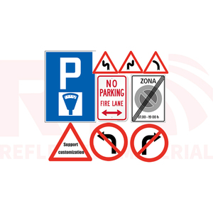 5 yıl yol karayolu alüminyum trafik işaretleri tabela hiçbir park yüksekliği sınırı sürücü sol uyarı karayolu güvenliği yansıtıcı işareti - Product Image 6