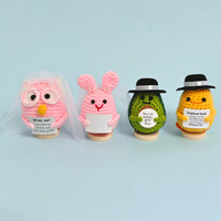 Muñecos de Ganchillo Hechos a Mano, Diseño Único y Divertido, Adornos Decorativos, Ideales para Bodas, Amigurumi, Venta al Por Mayor