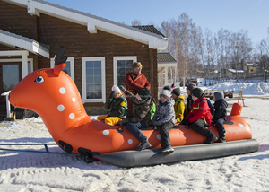 Traîneau gonflable tout-terrain double couche anti-fuite avec sangle de transport pour l'hiver <span class=keywords><strong>en</strong></span> <span class=keywords><strong>montagne</strong></span> - Product Image 2