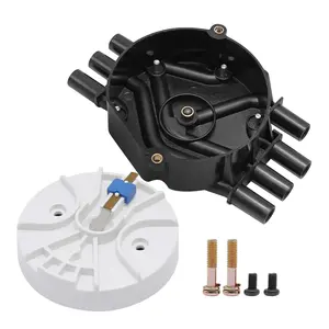 D465 10452457 10489702 23961 3451 DR975 D3199 cubierta de distribuidor de encendido y kit de Rotor Compatible con Chevy ACDelco 4.3L Rotor