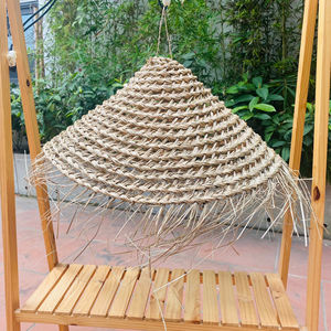 Big Round Size for Seagrass Lampshade Handmade From Vietnam 2022 - Product Image 1