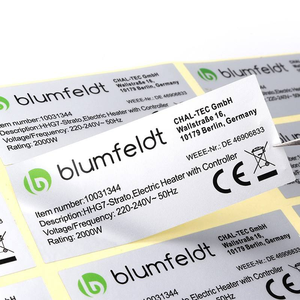 Autocollants en vinyle extérieur adhésifs en acrylique résistants au soleil, film PVC transparent résistant à la chaleur, étiquettes pour usage industriel - Product Image 3