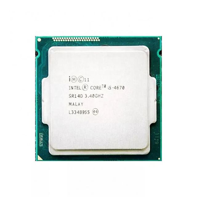 100% Tested Core I5 CPU Processor I5-4670 @3.4Ghz LGA 1150 for Desktop Used