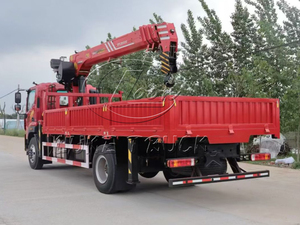 Grue montée sur camion à bras rotatif à 360 degrés, pliable, 8T 10T, châssis FOTON 4x2, télécommande sans fil - Product Image 4