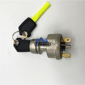 Interrupteur d'allumage pour excavatrice D3C D4G D5M D6H, interrupteur à clé de démarrage, pièces électriques pour machines de construction 9G7641 - Product Image 3