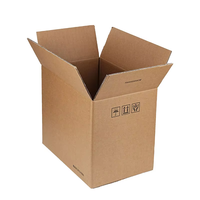 Boîtes d'expédition personnalisées imprimées en relief, laminées mat, doublées d'éponge, avec conception de logo gratuite, emballage en carton ondulé en gros