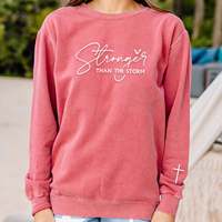 Comfort Color Besticktes Waymaker Shirt oder Sweatshirt