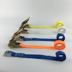 2 Inch 25mm Cam Buckle <strong>Tie</strong> <strong>Down</strong> <strong>Strap</strong> Endless With Silicone Protector Padded Luggage Ratchet Belt - Product Image 2