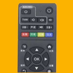 รีโมทคอนโทรลคริสตัลบีดส์ YK-01383 สำหรับกล่องรับสัญญาณ China Unicom Q5 Q7 ภูมิภาคเจ้อเจียง อันฮุย - Product Image 3