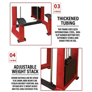 Machine Smith multifonctionnelle 3-en-1 avec barre de traction et système de câbles croisés pour salle de sport à domicile et centre de fitness - Product Image 3