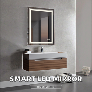 Modern Rectangle Smart LED Bathroom <strong>Vanity</strong> <strong>Mirror</strong> with <strong>Light</strong> Anti-Fog Wall <strong>Bath</strong> Touch Screen <strong>Mirror</strong> for Bedroom Hotel Salon - Product Image 2