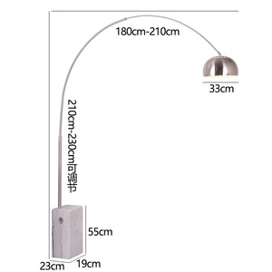クリスマス釣りランプリビングルーム寝室横にあるハイエンドソファ北欧ミニマリストクリエイティブフロアランプ - Product Image 6
