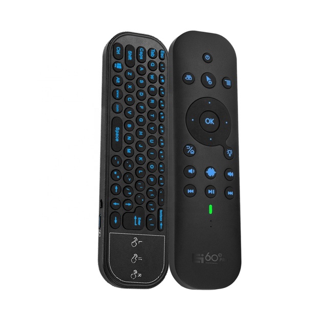 2023 Newest G60S Pro BT 2.4G Wireless Air Mouse BT Remote Control Backlight Voice Touchpad Mini Keyboard for Android TV Box PC