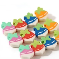 Gommes à effacer promotionnelles en PVC pas chères, forme unique, emballage en boîte en papier, pour l'école, les enfants, la maison et le bureau.