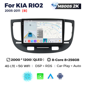 MEKEDE 4G LTE 9 pouces écran tactile de voiture android pour KIA <span class=keywords><strong>RIO2</strong></span> 2005-2011 système de navigation de voiture prise en charge 360 caméra - Product Image 6
