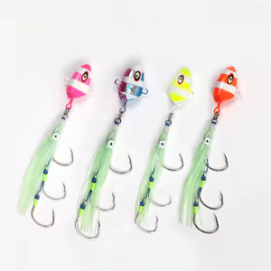 Newbility Squid Jupe Slow <span class=keywords><strong>Tai</strong></span> Switch Jigging 100g-300g Leurre de pêche ciblé pour la truite Bass Carp Shark <span class=keywords><strong>Jig</strong></span> Head Hook - Product Image 4