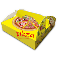 Boîte à pizza 12-18 pouces, épaissie, isolante, à fentes, finition mate, personnalisable, emballage commercial jetable