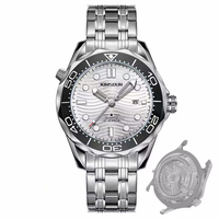 Montre automatique pour homme avec verre saphir lumineux 007, montre-bracelet de mode et d'affaires