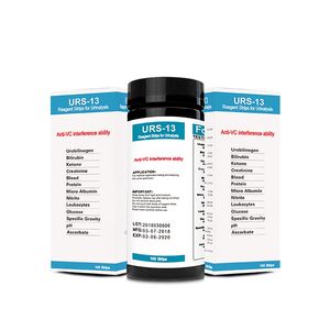 Bandelettes de test urinaire 13 paramètres Golden Supplier URS-13 certifiées CE pour la protéine - Product Image 1