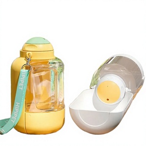 Bouteille d'eau portable pour animaux de compagnie, qualité alimentaire, 300 ml, récipient alimentaire, bol à boire extérieur, bouteille d'eau de voyage pour chiot et chien - Product Image 1