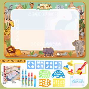 Buona qualità nuovi arrivi vendita calda pittura magica acqua oversize <span class=keywords><strong>disegno</strong></span> Doodle Mat per bambini - Product Image 2
