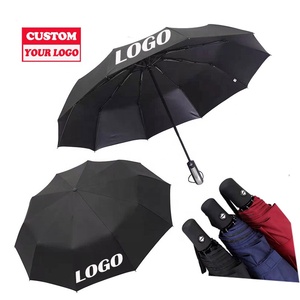 ร่มพับได้อัตโนมัติ<span class=keywords><strong>3</strong></span>แบบ,ร่มพับปารากวัยพับได้ป้องกัน Uv พิมพ์ลายโลโก้ทำจากโปรโมชั่นทำราคาถูก - Product Image 1