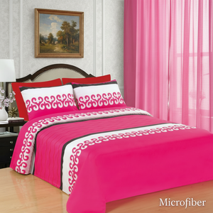 Wholesale 2800 Series Breathable Microfiber Fabric 6 Pcs King Luxury Eco-Friendly Bed <strong>Sheet</strong> With Sheer Curtain Bedding Set - Product Image 3