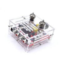 Amplificateur audio, carte finie, HiFi, 6J1, classe A, préamplificateur à tubes, amplificateur avec châssis en acrylique, à assembler