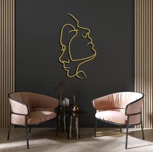 Linea minimalista 2 facce metallo <span class=keywords><strong>arte</strong></span> minimalista decorazione geometrica della parete decorazione d'interni arazzi casa Wall Art - Product Image 4