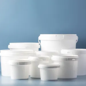 फैक्टरी थोक उच्च गुणवत्ता 300 लीटर 1L 2L 5L प्लास्टिक ड्रम खाद्य ग्रेड पीईटी सफेद ड्रम pails बैरल