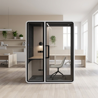 Installation facile, cabine insonorisée durable, pod silencieux pour bureau, cabine de travail acoustique, cabine de téléphone insonorisée