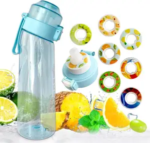 650ML Scent Water Cup With 7 Flavour Pods Air Up Water Bottle Leak Proof Sports Water Cup With Straw Suitable For Outdoor Sports