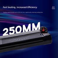 STARPRINT X232 Machine de plastification et de découpe multifonctionnelle A3/A4/A5 pour bureau et commerce, à chaud/froid, pour photos, menus, dossiers et documents