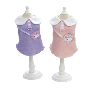 Camiseta sin Mangas para Perro con Bordado de Conejito, Chaleco para Mascotas Pequeñas, Atuendo Dulce de Verano para <span class=keywords><strong>Cachorros</strong></span> y Gatos, Ropa para Perros - Product Image 1