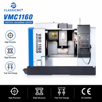 Centre d'usinage vertical haute précision VMC1160 pour le fraisage de pièces de moules et matrices, fraiseuse verticale CNC robuste