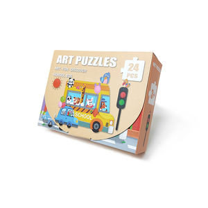 Rompecabezas <span class=keywords><strong>de</strong></span> dibujos animados para niños, <span class=keywords><strong>juego</strong></span> educativo <span class=keywords><strong>de</strong></span> aprendizaje, rompecabezas respetuoso con <span class=keywords><strong>el</strong></span> medio ambiente, regalo personalizado para niños - Product Image 4