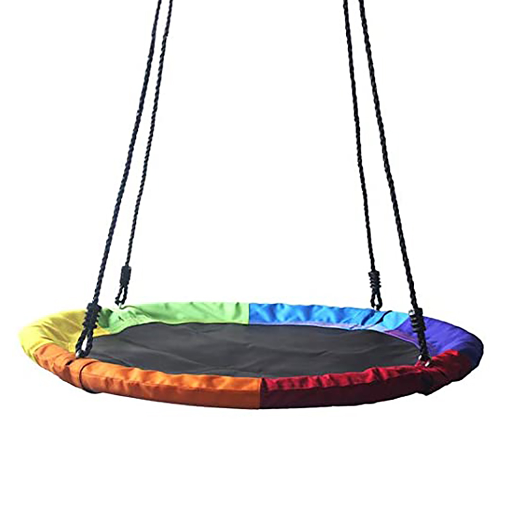 Уличная подвесная тарелка-качели на дереве, вес 800 фунтов, вес 900D, Оксфордские водонепроницаемые подвесные ремни, качели на дереве для детей