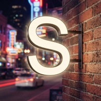 Enseigne LED 3D, Enseigne LED rétroéclairée, Enseigne LED personnalisée, Enseigne LED avec logo personnalisé